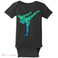 Kickboxing Kickboxer Karate Baby Bodysuit thumb 0