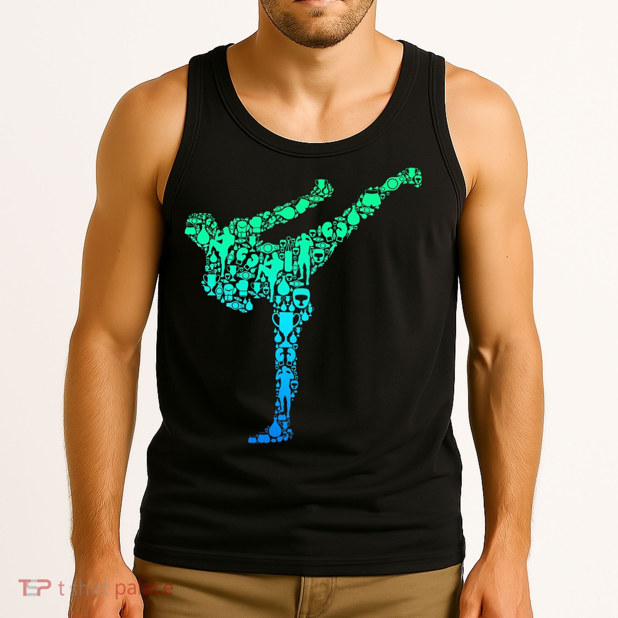 Kickboxing Kickboxer Karate Tank Top
