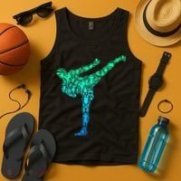 Kickboxing Kickboxer Karate Tank Top thumb 4