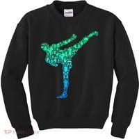 Kickboxing Kickboxer Karate Kids Sweatshirt thumb 0