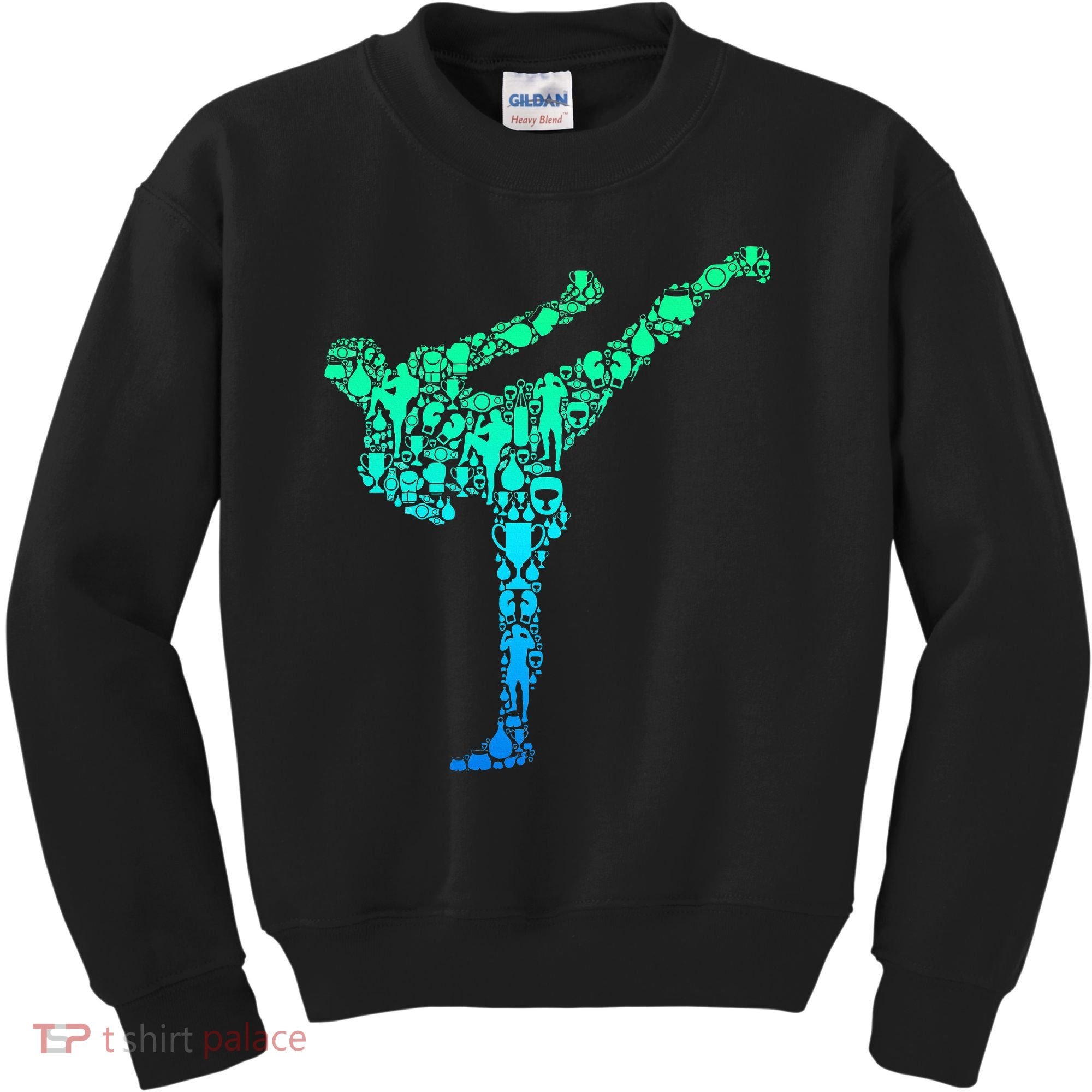 Kickboxing Kickboxer Karate Kids Sweatshirt