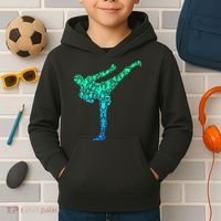 Kickboxing Kickboxer Karate Kids Hoodie thumb 2