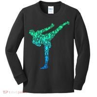 Kickboxing Kickboxer Karate Kids Long Sleeve Shirt thumb 0