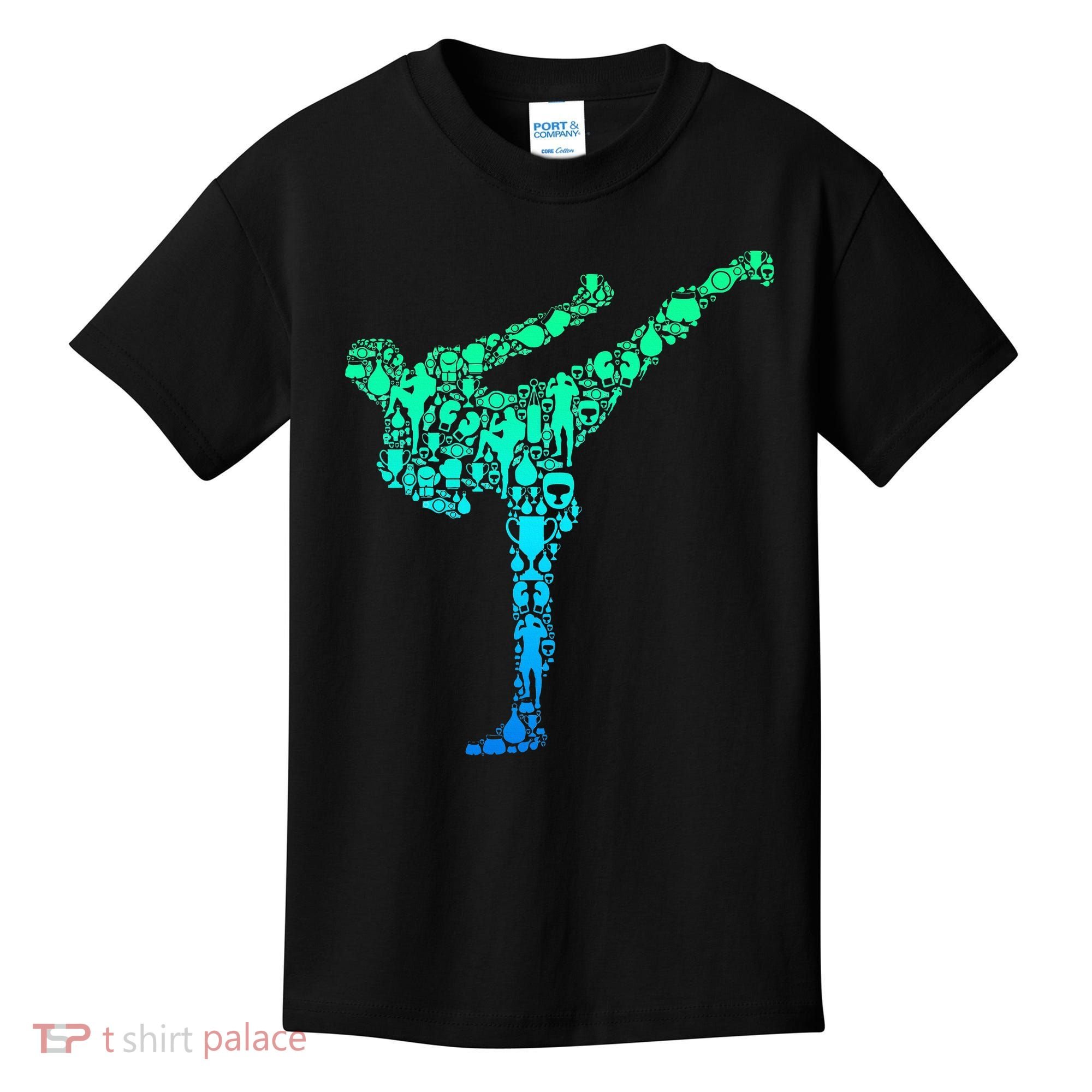 Kickboxing Kickboxer Karate Kids T-Shirt
