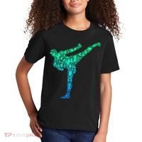 Kickboxing Kickboxer Karate Kids T-Shirt thumb 2