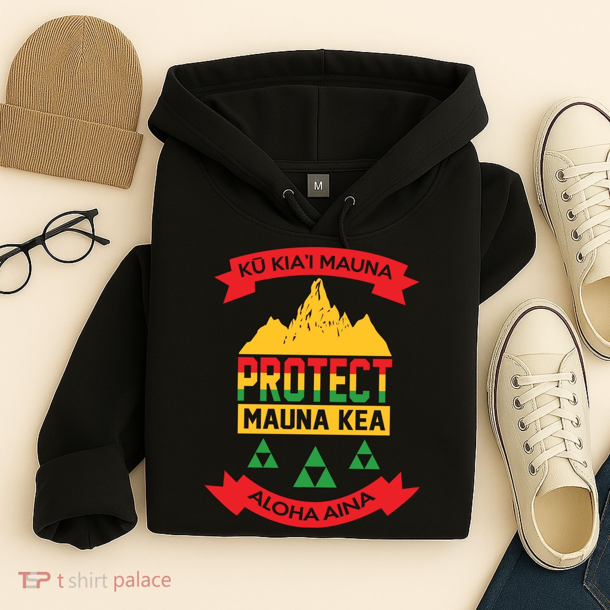 Ku Kia'i Mauna Protect Mauna Kea Aloha Aina Hoodie