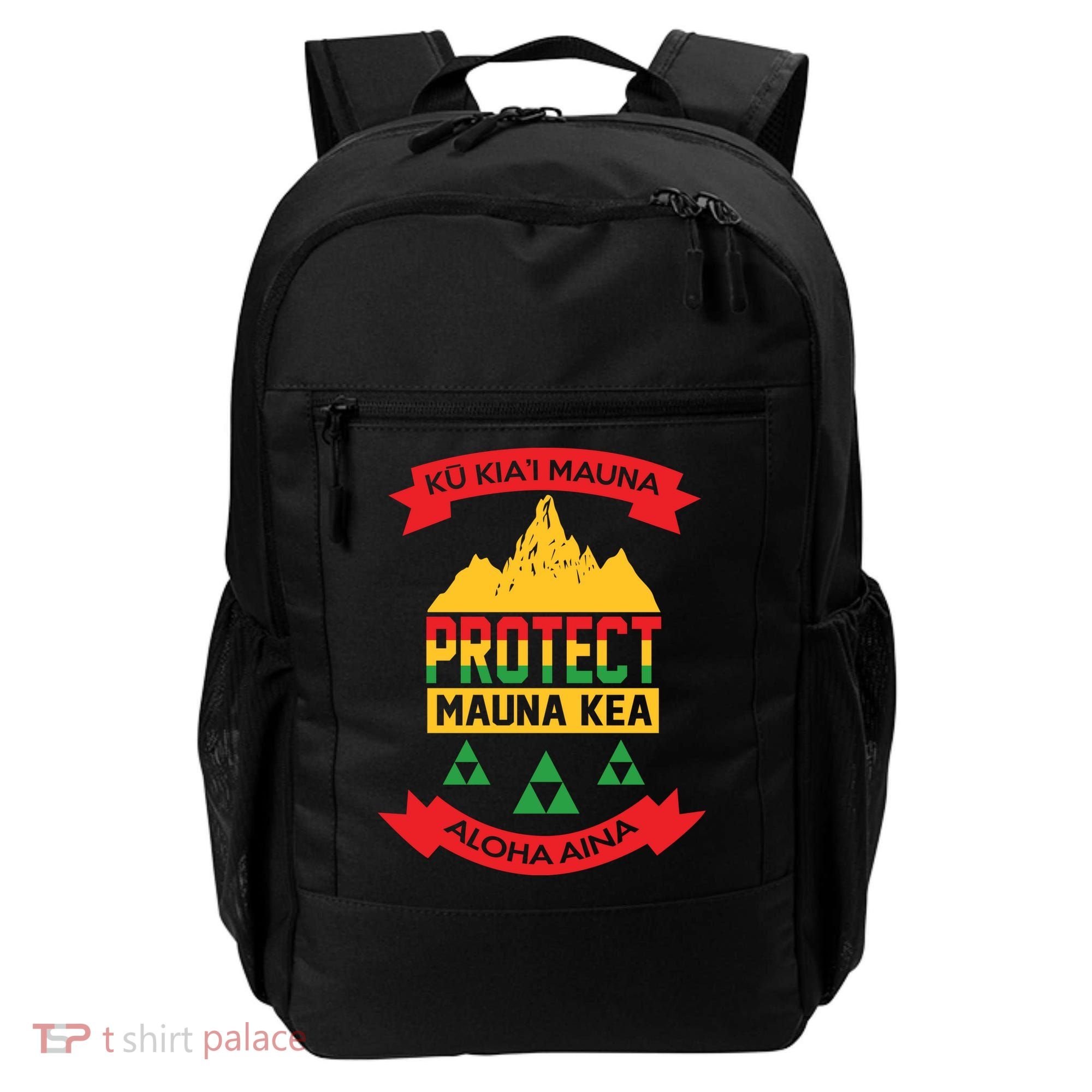 Ku Kia'i Mauna Protect Mauna Kea Aloha Aina Backpack