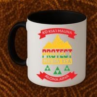 Ku Kia'i Mauna Protect Mauna Kea Aloha Aina Coffee Mug thumb 2