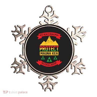 Ku Kia'i Mauna Protect Mauna Kea Aloha Aina Ornament