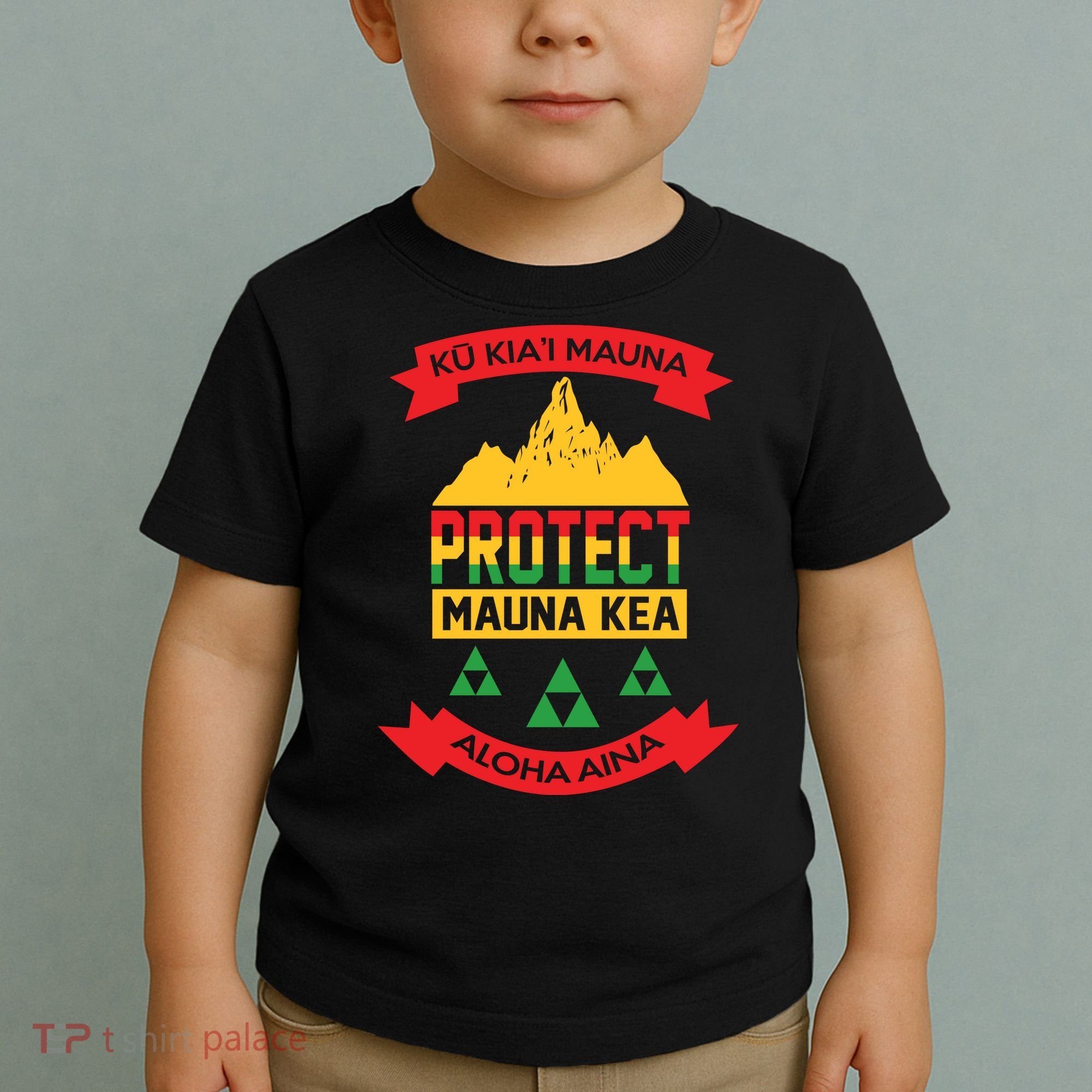 Ku Kia'i Mauna Protect Mauna Kea Aloha Aina Toddler T-Shirt