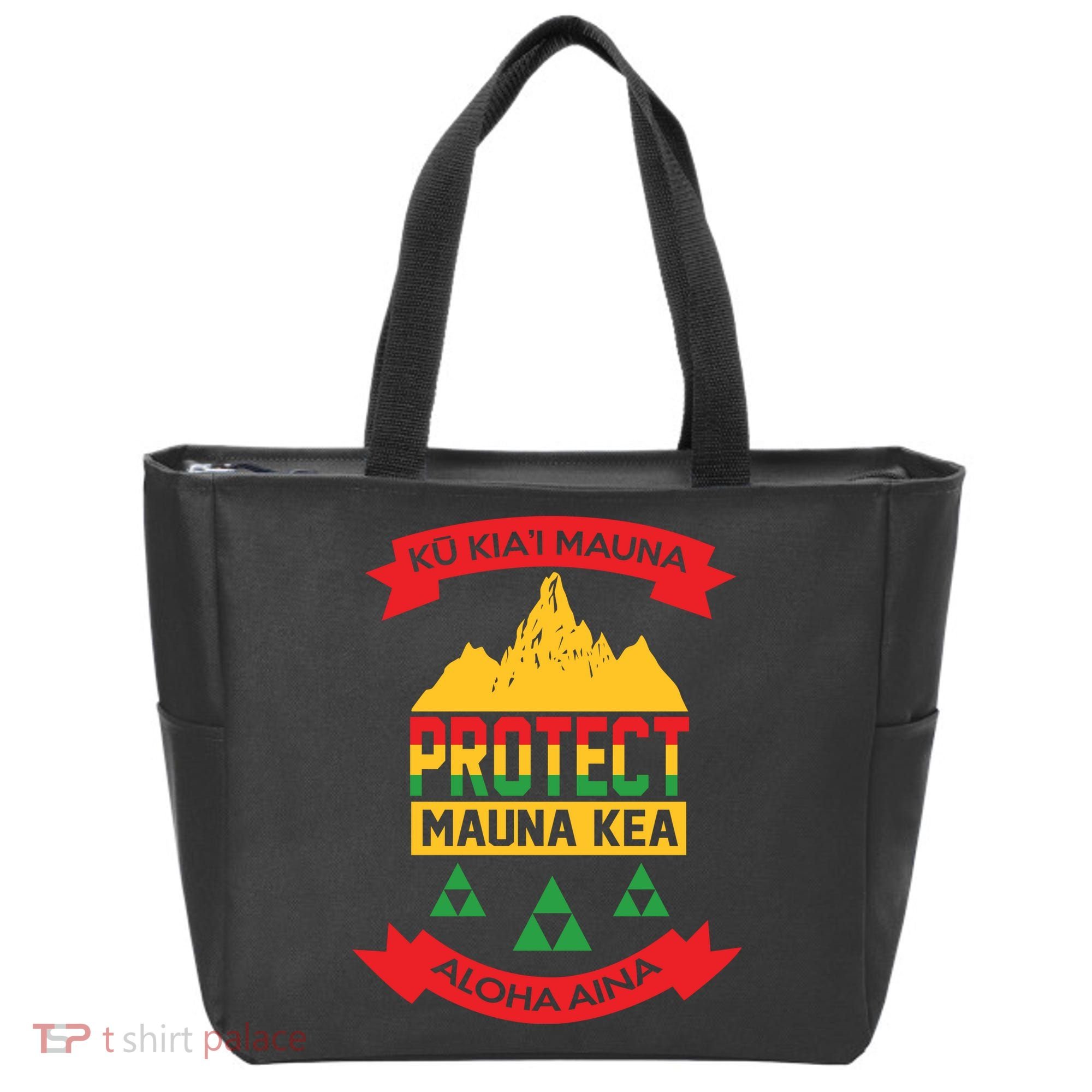 Ku Kia'i Mauna Protect Mauna Kea Aloha Aina Tote Bag