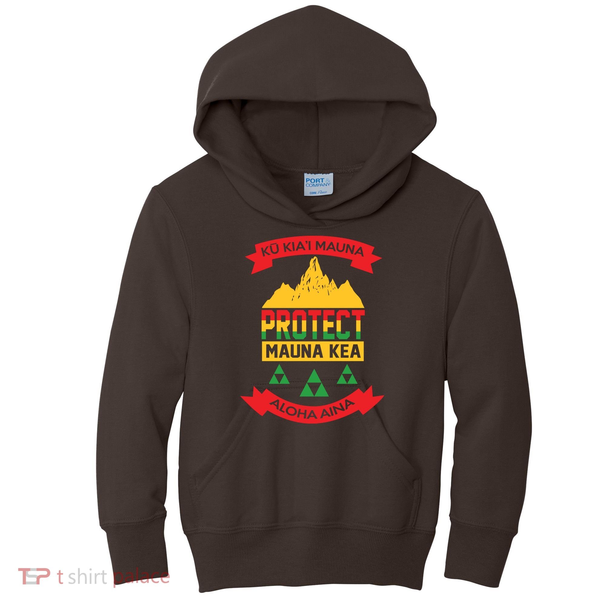 Ku Kia'i Mauna Protect Mauna Kea Aloha Aina Kids Hoodie