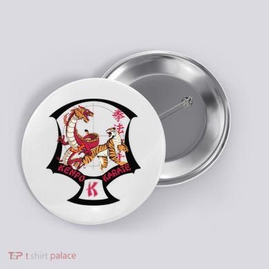 Kenpo Karate Martial Arts Self Defence Button
