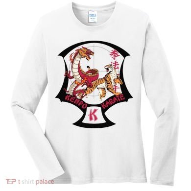 Kenpo Karate Martial Arts Self Defence Women's Long Sleeve Shirt