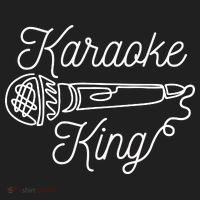 Karaoke King Microphone Musical Women's Sweatshirt thumb 2