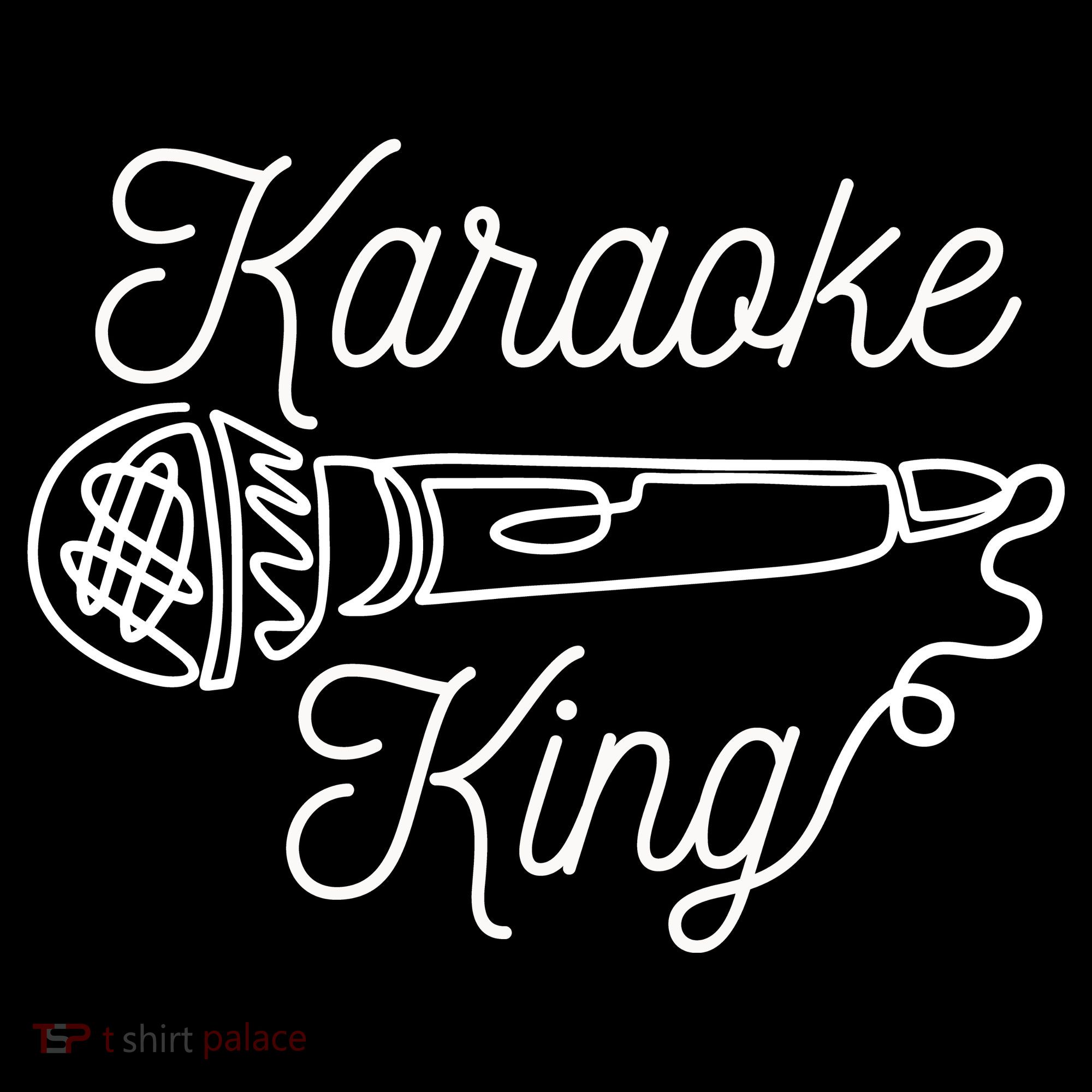 Karaoke King Microphone Musical Bucket Hat