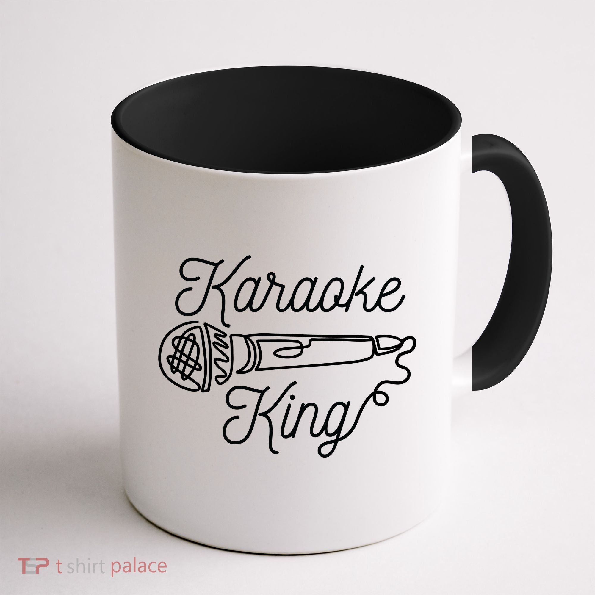 Karaoke King Microphone Musical Coffee Mug