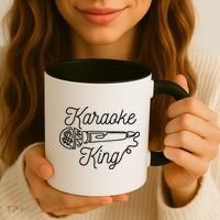Karaoke King Microphone Musical Coffee Mug thumb 3