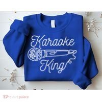 Karaoke King Microphone Musical Sweatshirt thumb 2