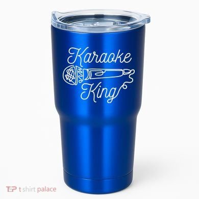 Karaoke King Microphone Musical Tumbler