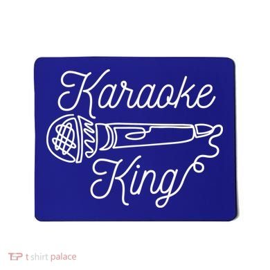 Karaoke King Microphone Musical Mousepad