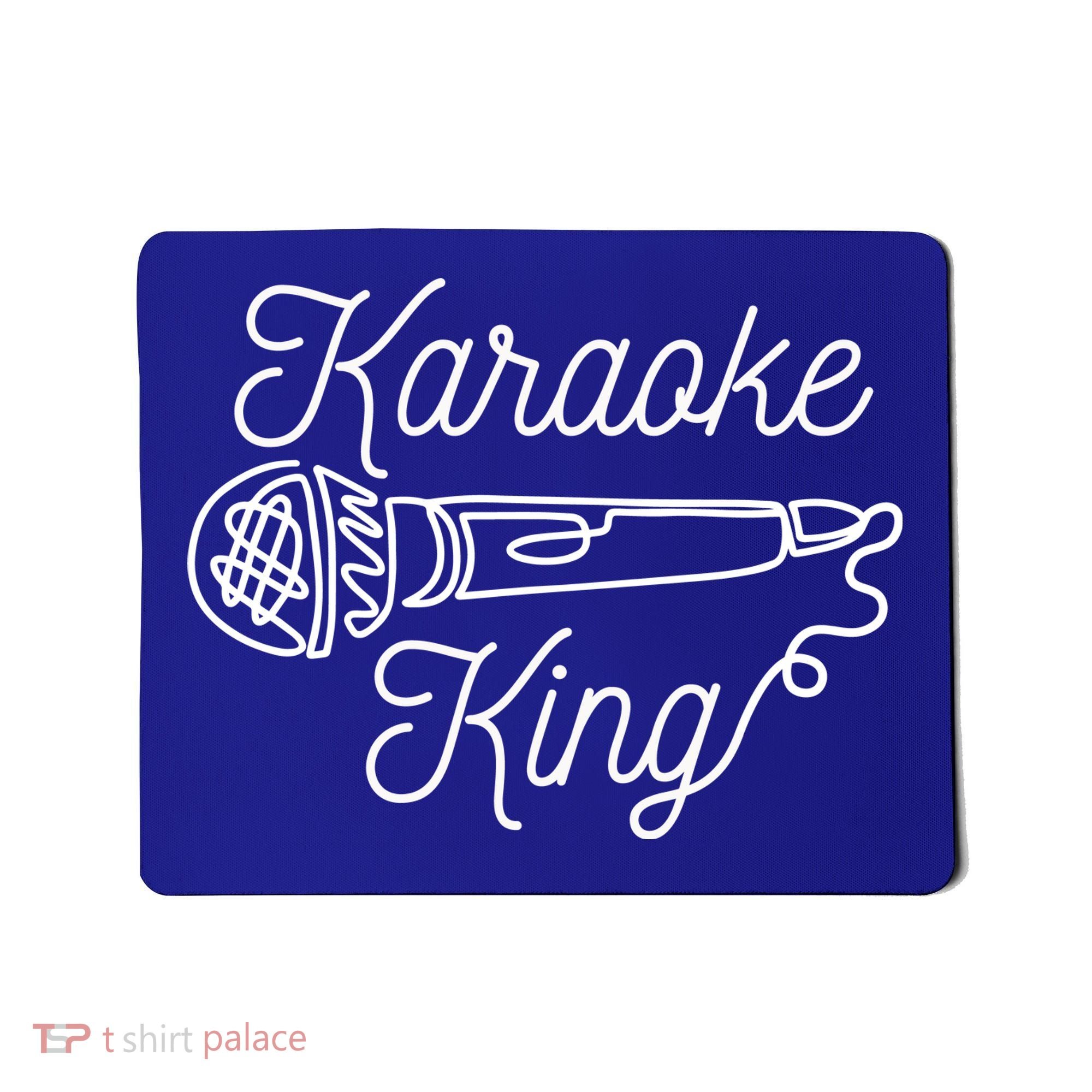 Karaoke King Microphone Musical Mousepad