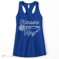Karaoke King Microphone Musical Women's Tank Top thumb 0