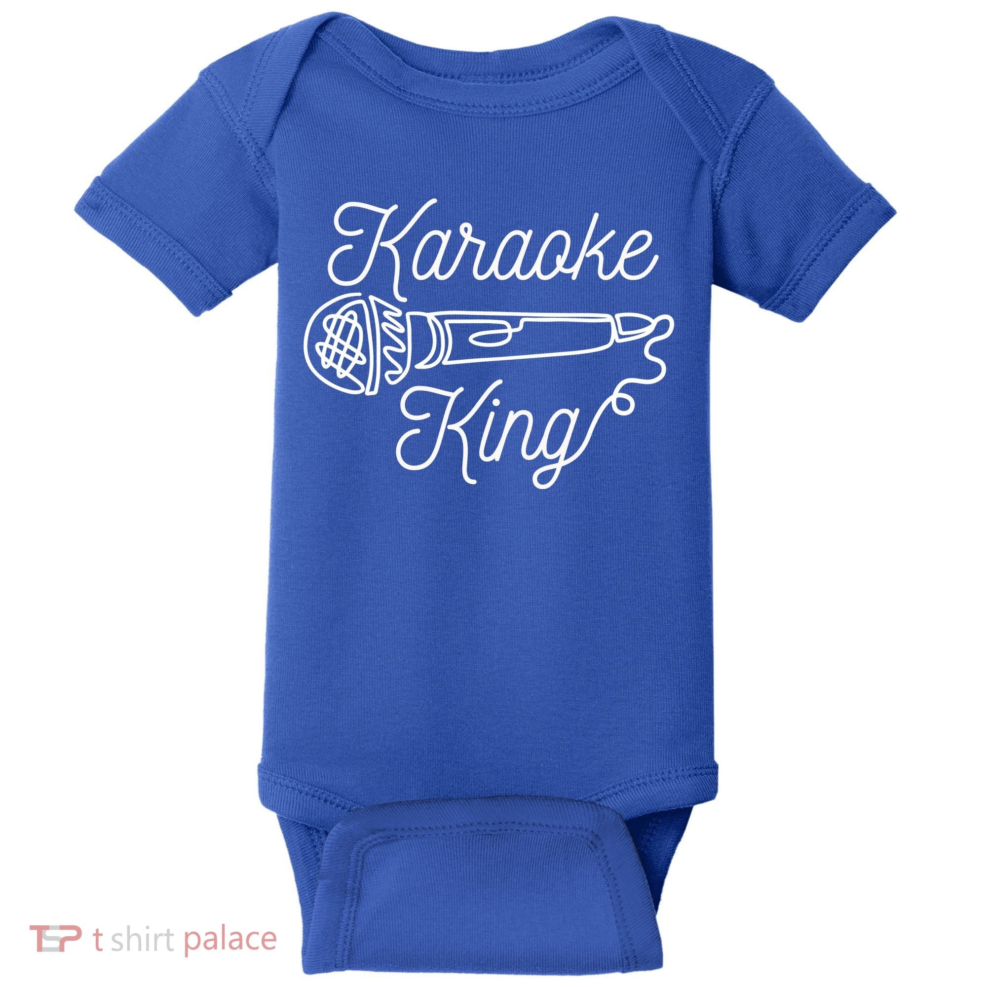 Karaoke King Microphone Musical Baby Bodysuit
