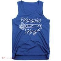 Karaoke King Microphone Musical Tank Top thumb 0