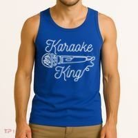 Karaoke King Microphone Musical Tank Top thumb 3