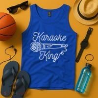 Karaoke King Microphone Musical Tank Top thumb 4