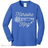 Karaoke King Microphone Musical Kids Long Sleeve Shirt thumb 0