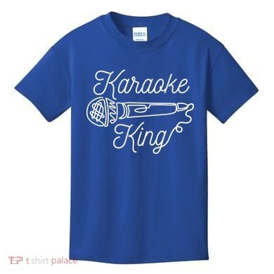 Karaoke King Microphone Musical Kids T-Shirt