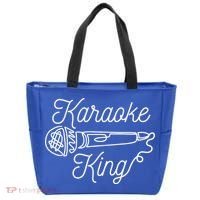 Karaoke King Microphone Musical Tote Bag thumb 0