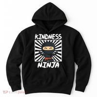 Kids Kindness Ninja Anti Bullying Gift Orange Unity Day Hoodie thumb 0