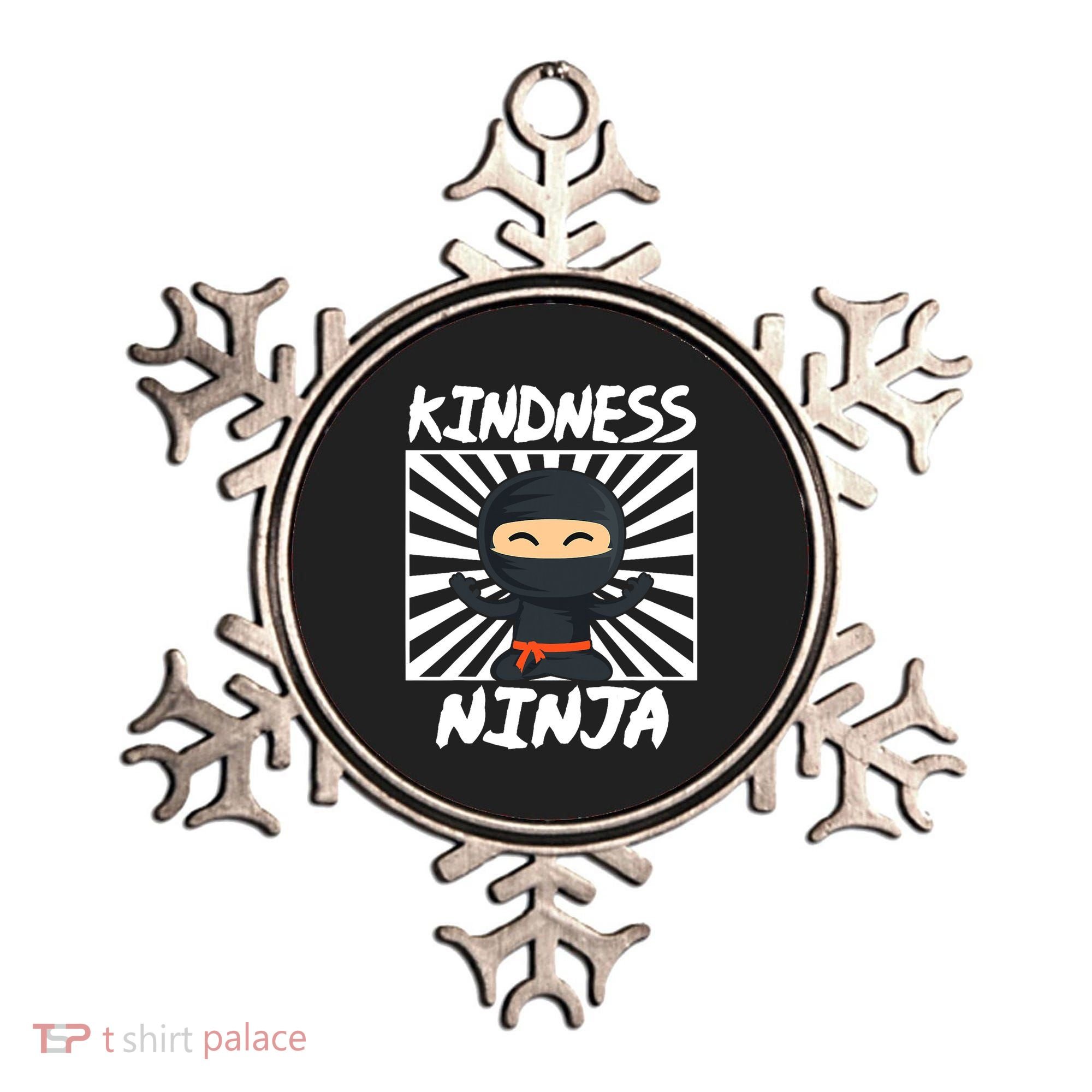 Kids Kindness Ninja Anti Bullying Gift Orange Unity Day Ornament
