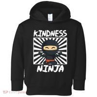 Kids Kindness Ninja Anti Bullying Gift Orange Unity Day Toddler Hoodie thumb 0