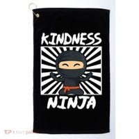 Kids Kindness Ninja Anti Bullying Gift Orange Unity Day Golf Towel thumb 0