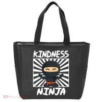 Kids Kindness Ninja Anti Bullying Gift Orange Unity Day Tote Bag thumb 0