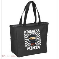 Kids Kindness Ninja Anti Bullying Gift Orange Unity Day Tote Bag thumb 2