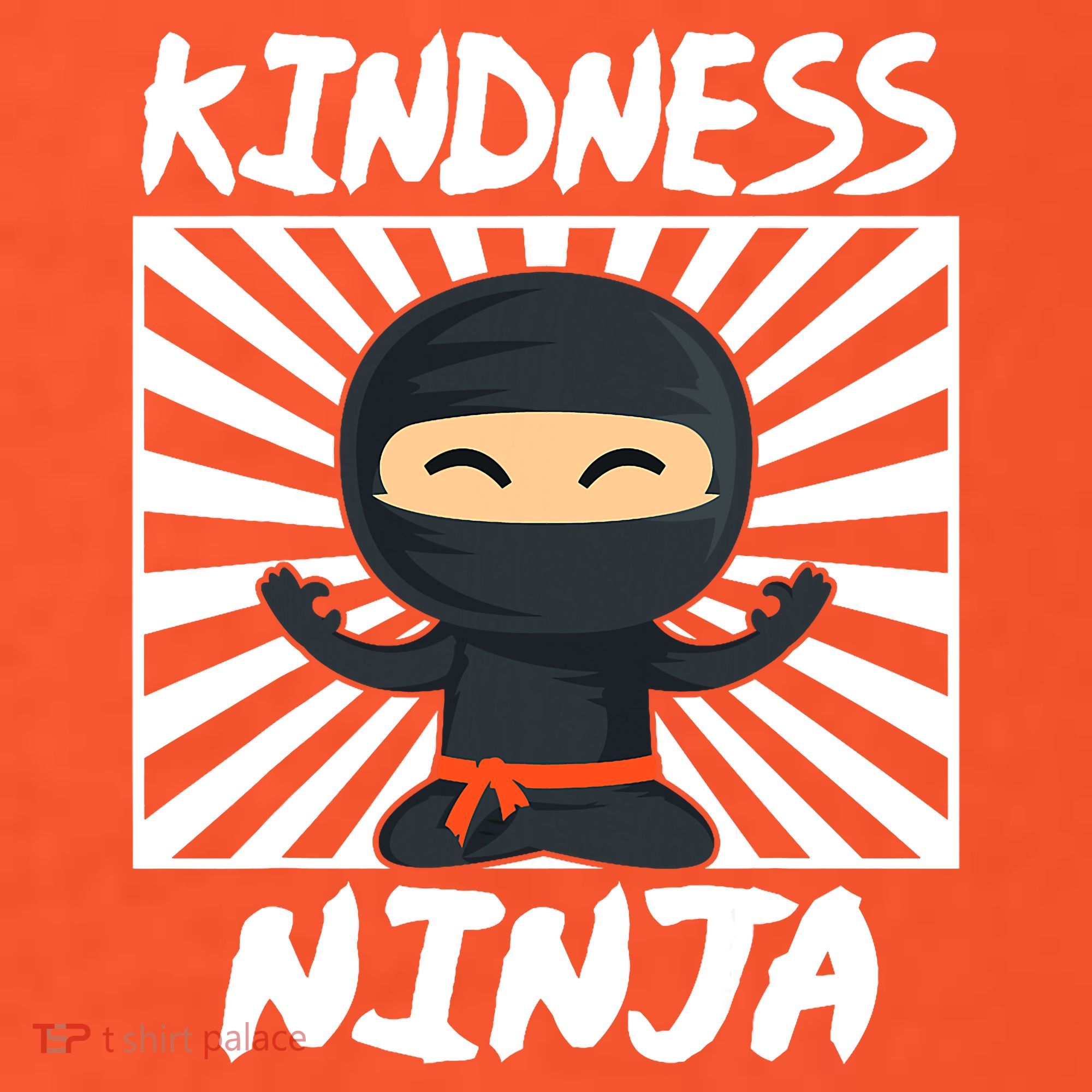 Kids Kindness Ninja Anti Bullying Gift Orange Unity Day Long Sleeve Shirt