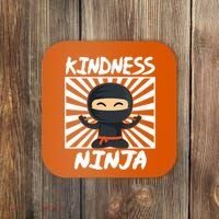 Kids Kindness Ninja Anti Bullying Gift Orange Unity Day Coaster thumb 0