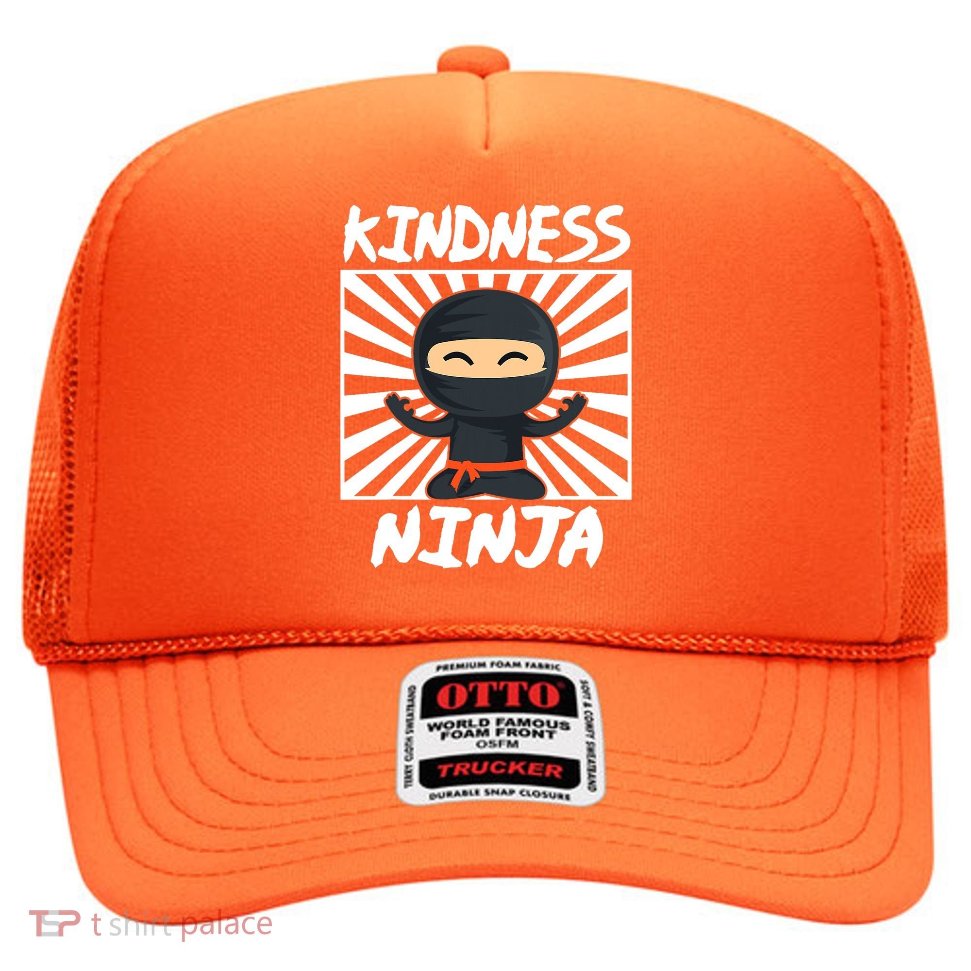 Kids Kindness Ninja Anti Bullying Gift Orange Unity Day Hat