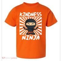 Kids Kindness Ninja Anti Bullying Gift Orange Unity Day Toddler T-Shirt thumb 0