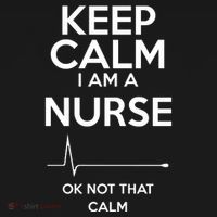 Keep Calm IM A Nurse Ok Not That Calm Backpack thumb 2
