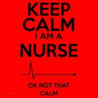 Keep Calm IM A Nurse Ok Not That Calm Santa Hat thumb 1