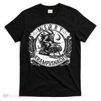Krampusnacht Krampus On A Snowmobile T-Shirt thumb 0