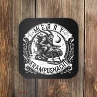 Krampusnacht Krampus On A Snowmobile Coaster thumb 0