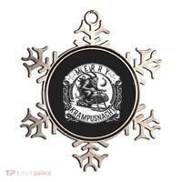 Krampusnacht Krampus On A Snowmobile Ornament thumb 0