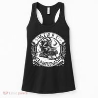 Krampusnacht Krampus On A Snowmobile Women's Tank Top thumb 0